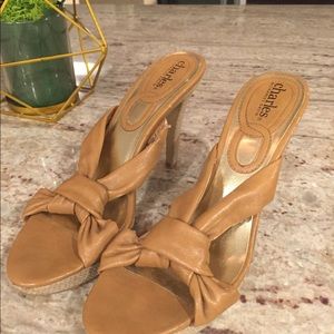 Charles David Stiletto slip on sandals