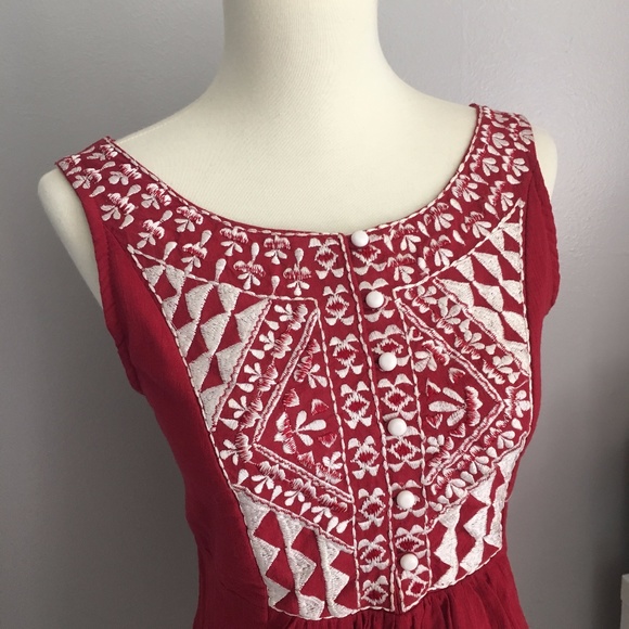 Anthropologie Tops - Embroidered Tank Anthropologie Tops - Embroidered Tank