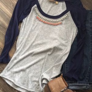 Beaded Blouse | Vera Wang | Size Medium