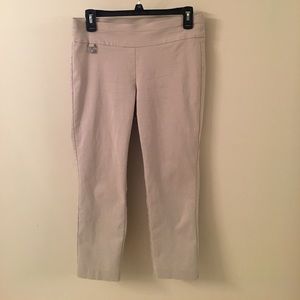 Khaki capris. Size 8