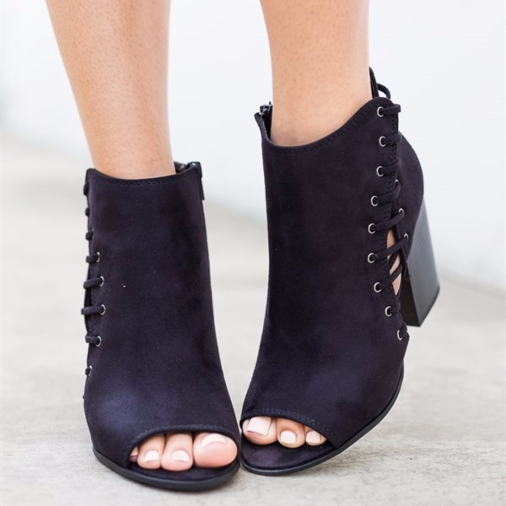 Lace Up Booties - Picture 3 of 3