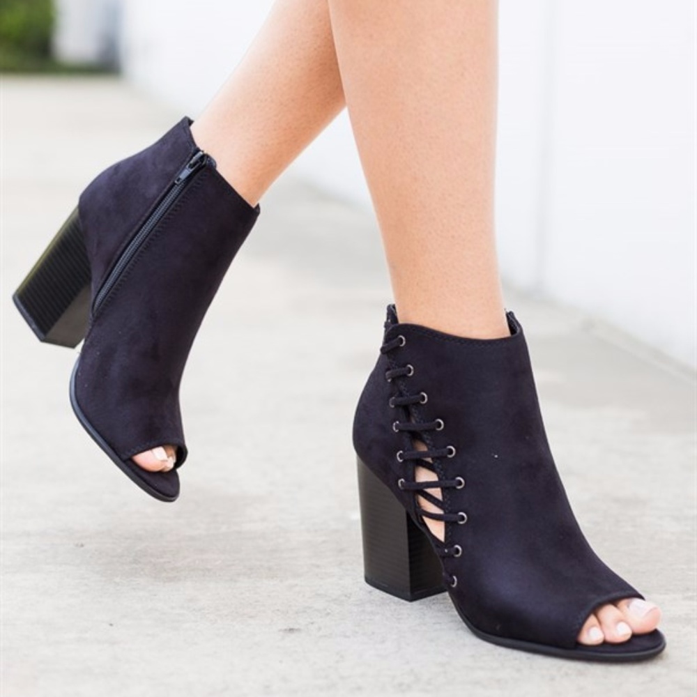Lace Up Booties - Picture 2 of 3
