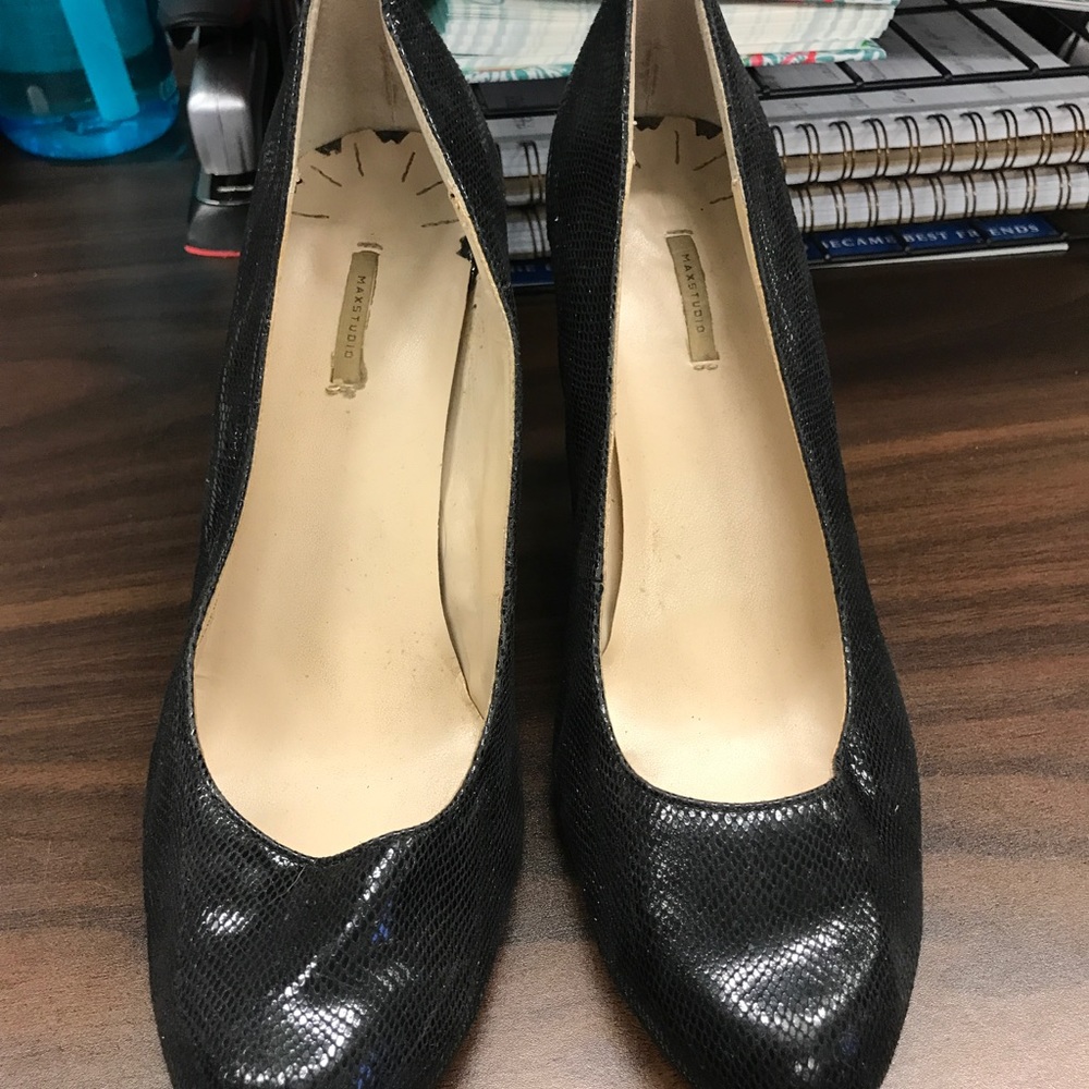 Black Heels. Used condition. Size 8.