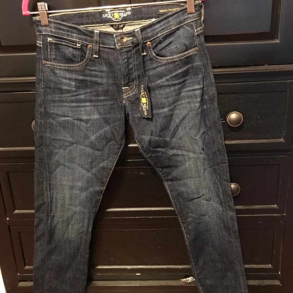 Lucky Brand Sienna Cigarette dark denim