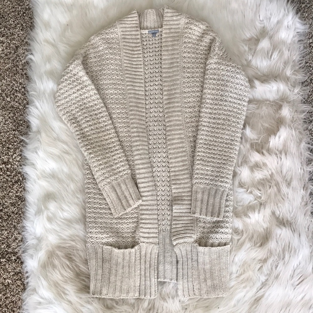Long Open Face Sweater