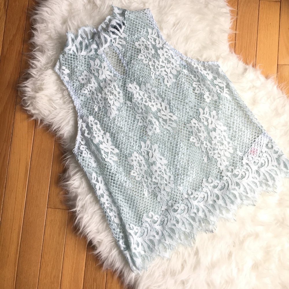 Topshop lace top