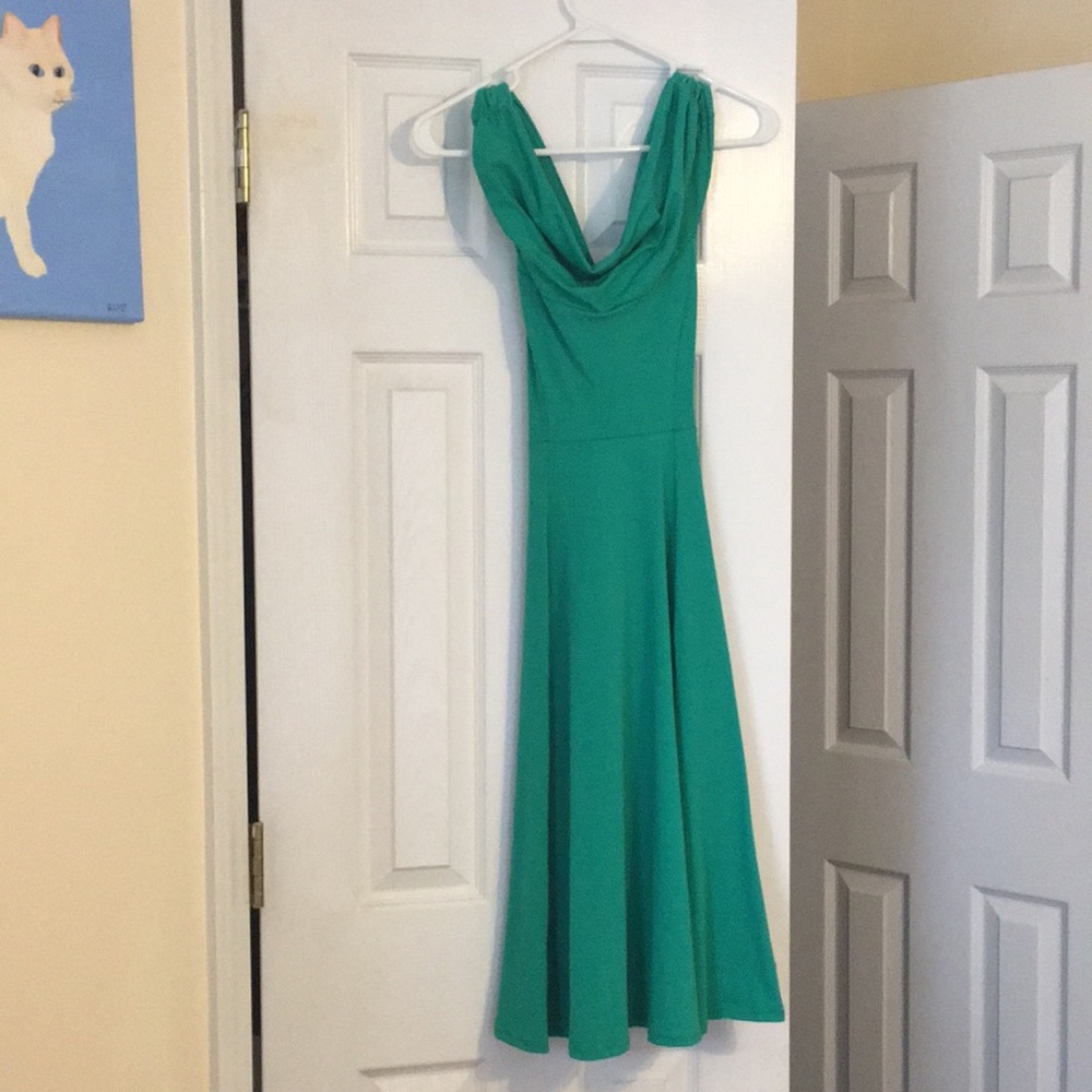 Green asos dress