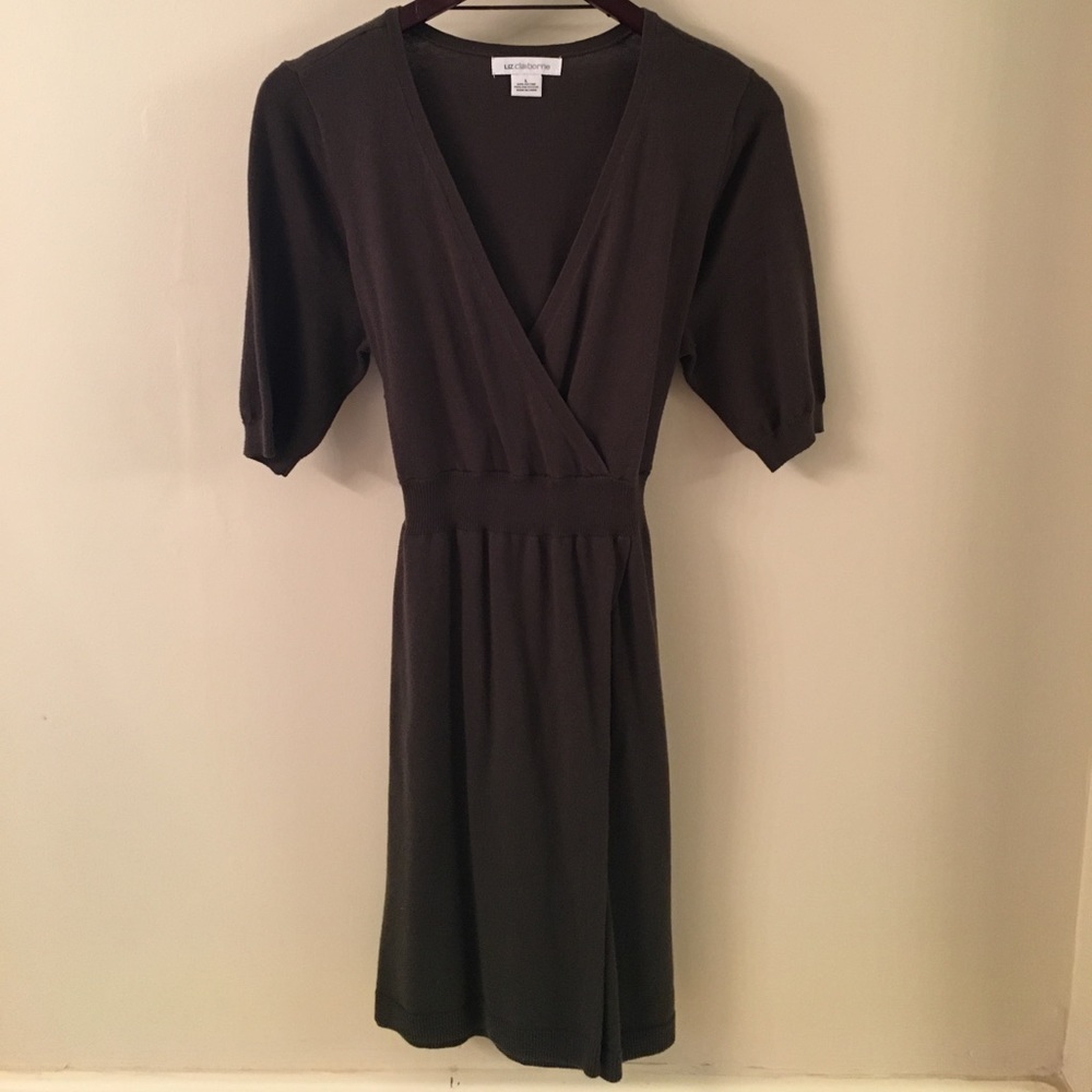 Liz Claiborne Dress. Size L. Hunter Green