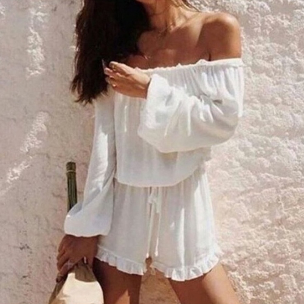 white romper