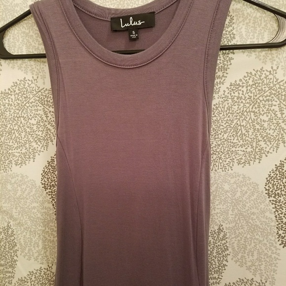 New without tags dusty purple maxi with slit - Picture 7 of 7