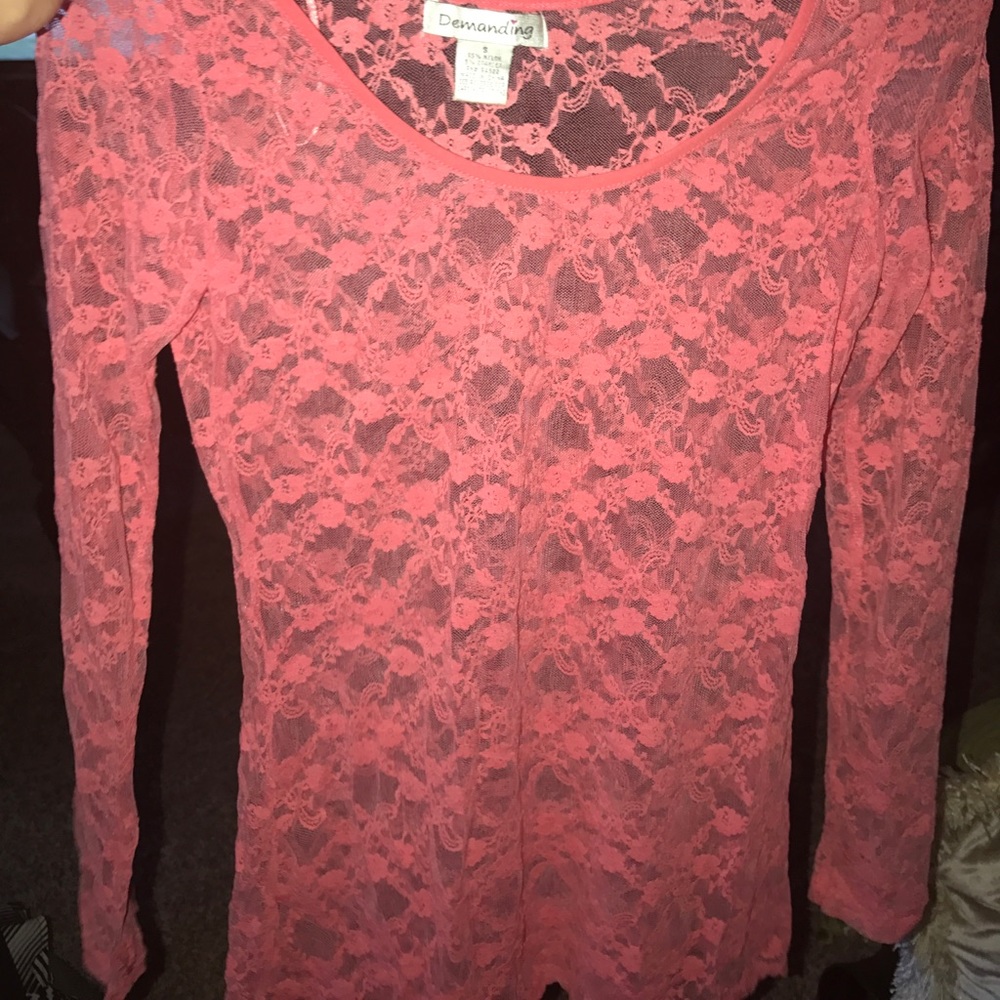 Lace long sleeve