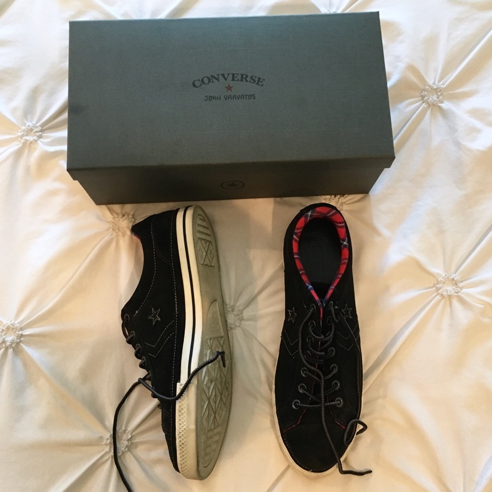New Converse Leather Suede Low Top Sneakers
