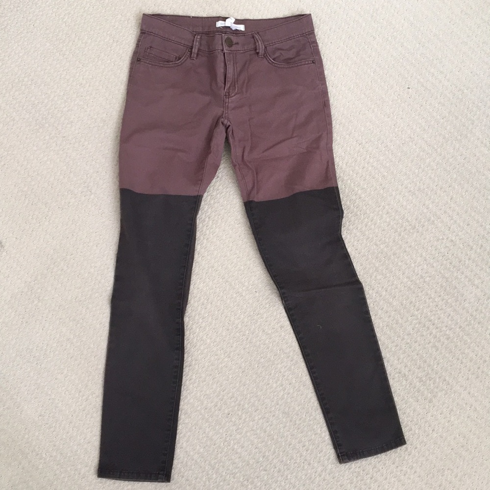 BCBGeneration Color Block Dipped Pants