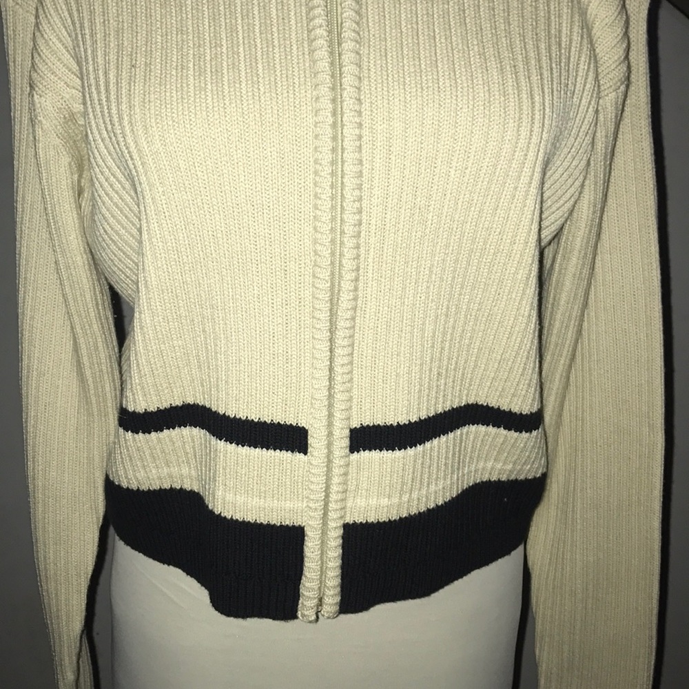 Ellen tracy zip up sweater