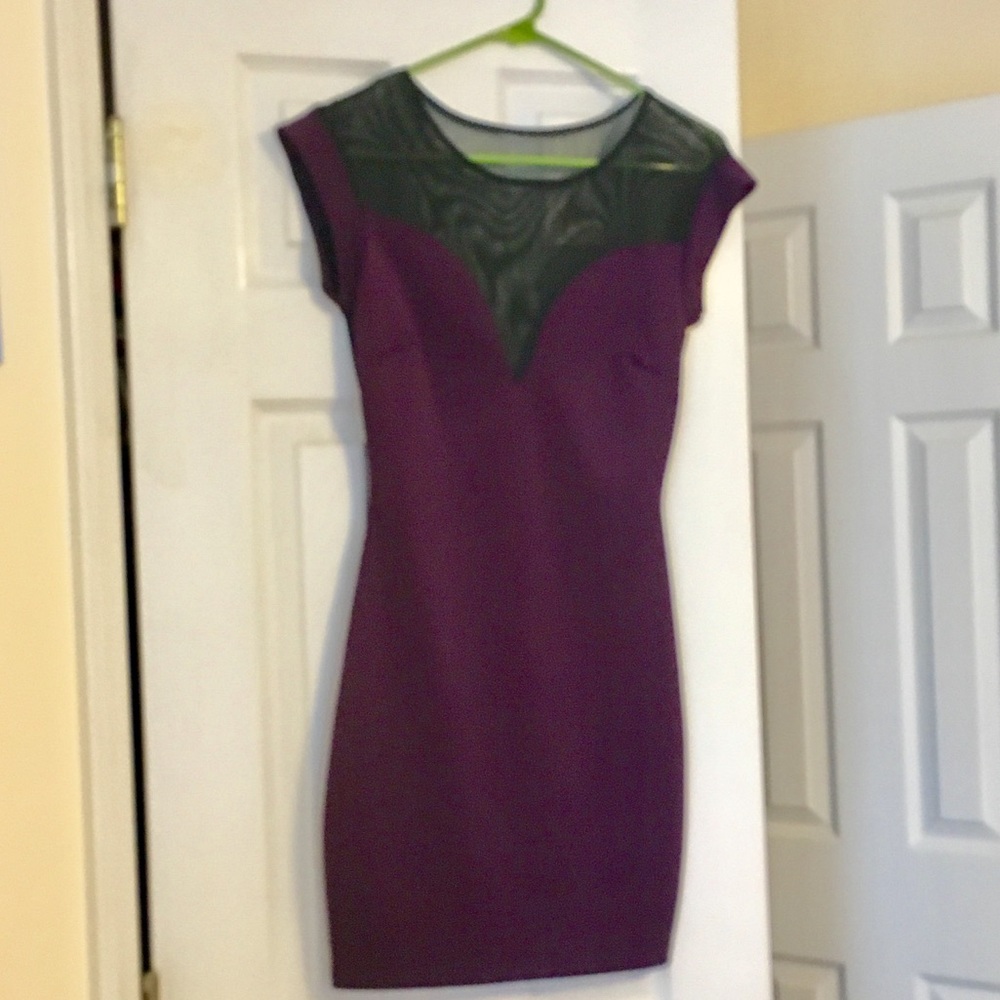 Purple mesh Crimson and clover dress