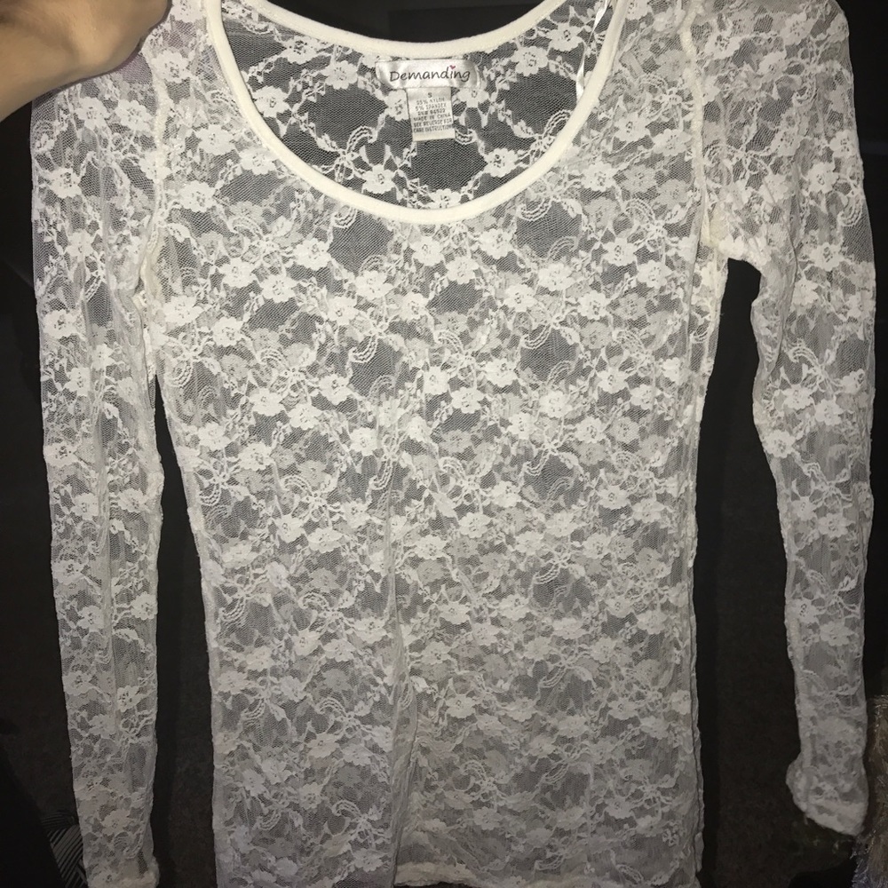 Lace long sleeve