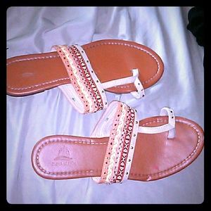 Peach sandles