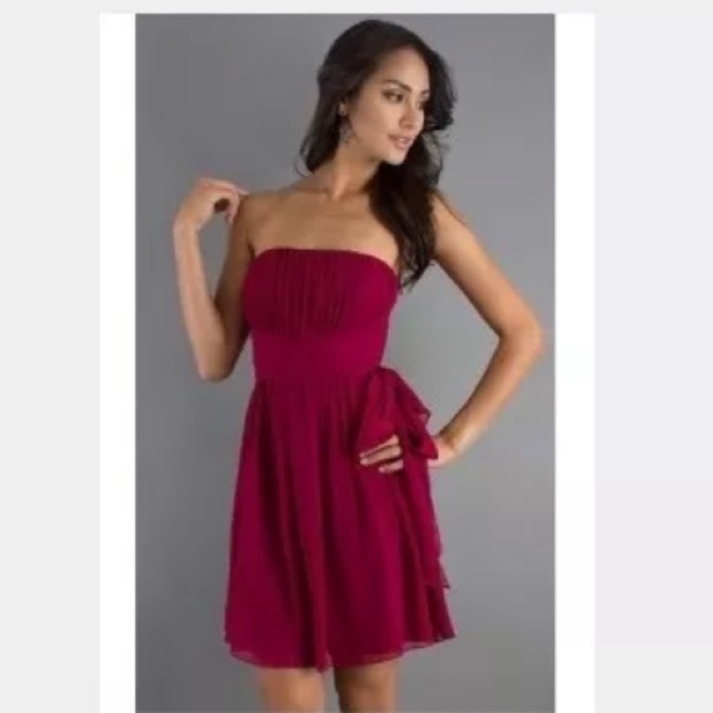Nordstrom Max And Cleo Strapless Dress Sz 12