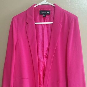 Forever 21 Hot Pink Blazer