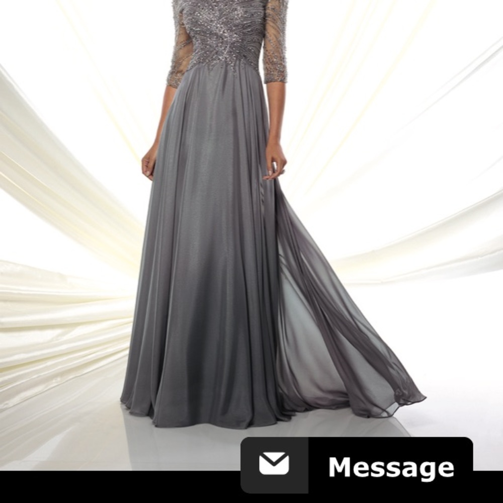 Montage Mon Cheri Grey formal dress