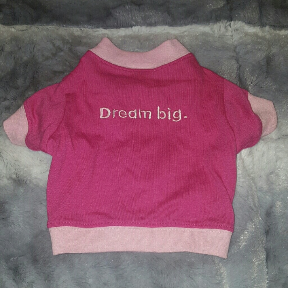 🐶 Dog clothing! Dream Big T shirt.