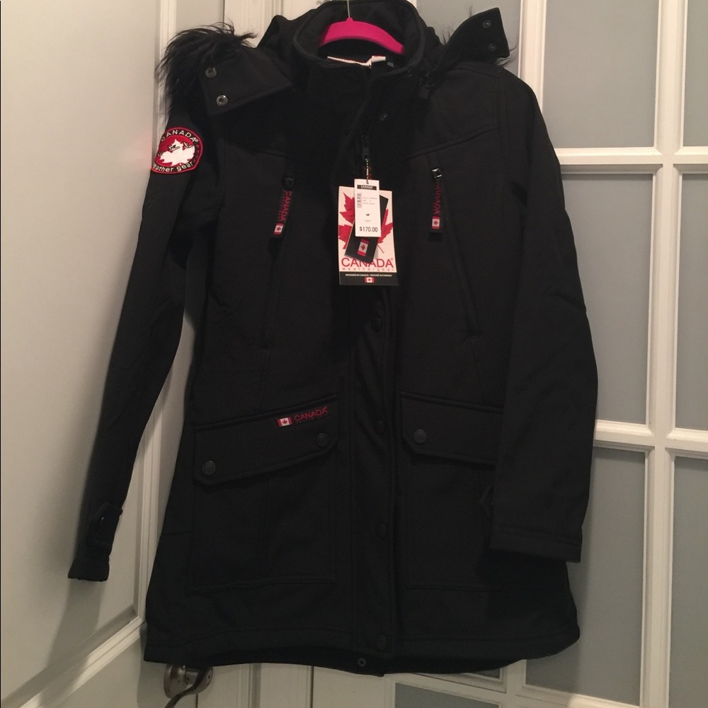NWT SZ Medium Black Winter Jacket