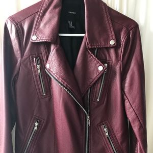 FAUX LEATHER JACKET
