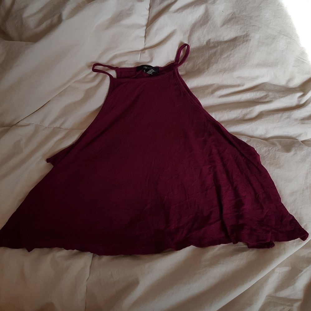 crop top with lattice detail!