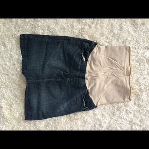 Maternity Jean Skirt