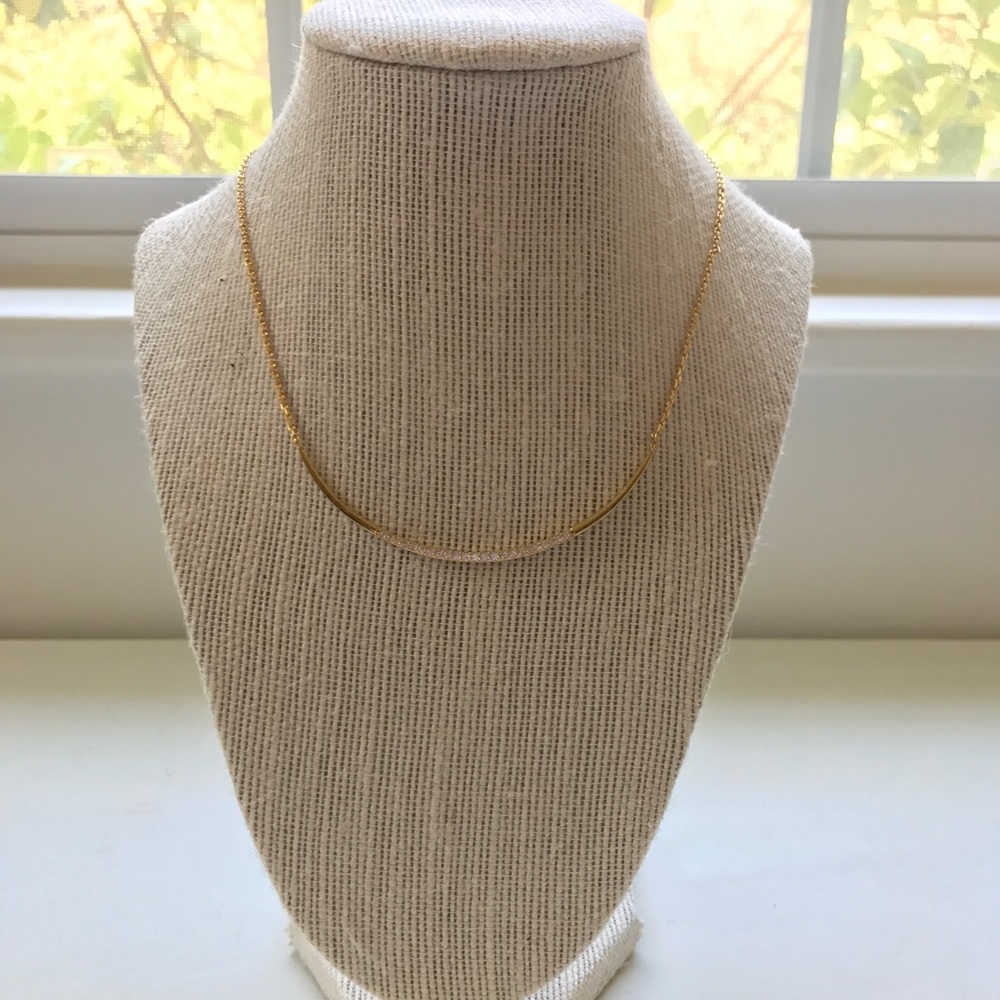 Stella & Dot Crescent necklace