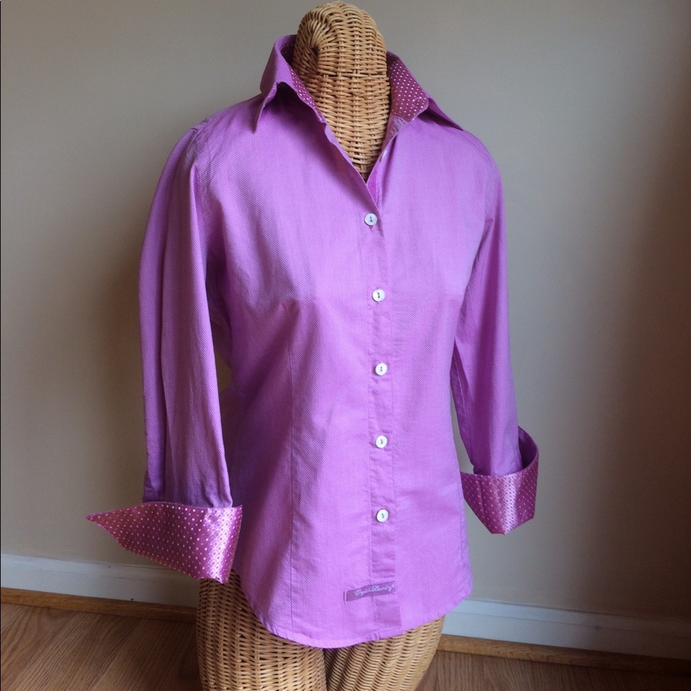NWOT Pink Purple ENGLISH LAUNDRY Shirt ~ Size 10