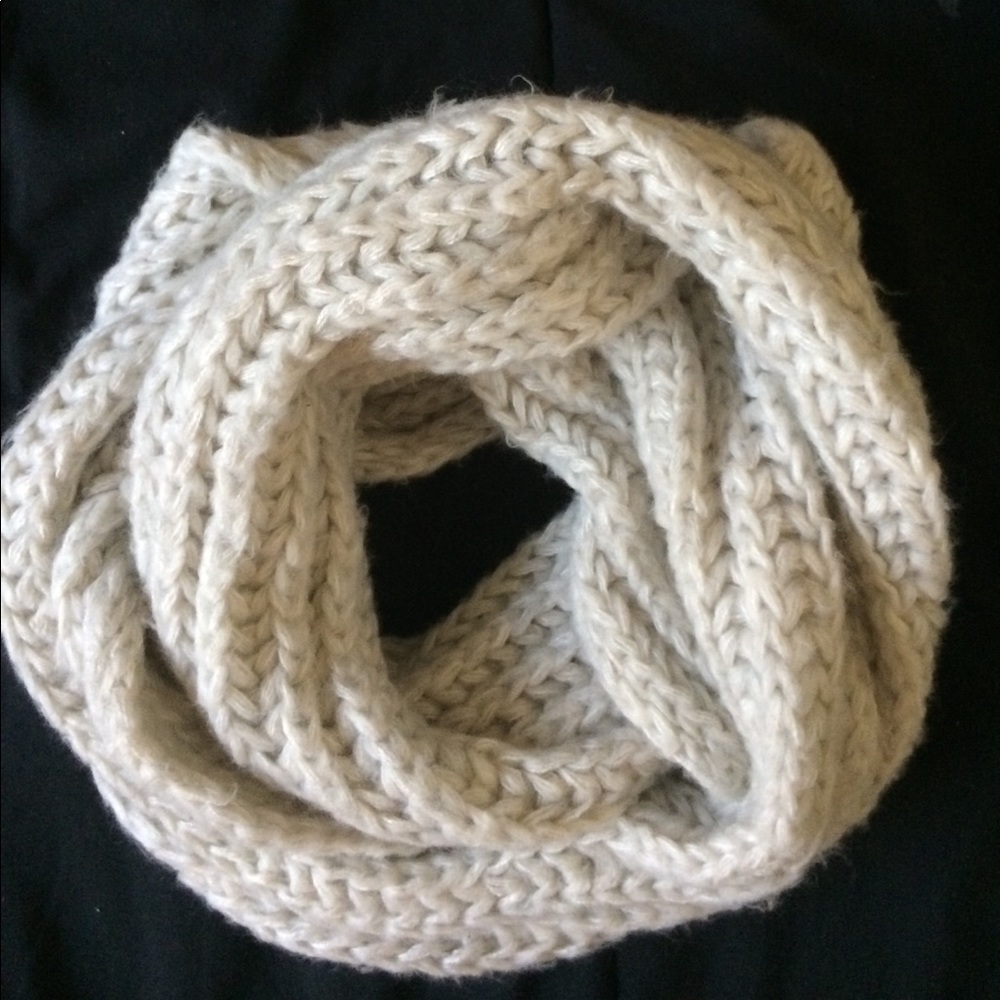 Softest Light Gray Infinity Scarf