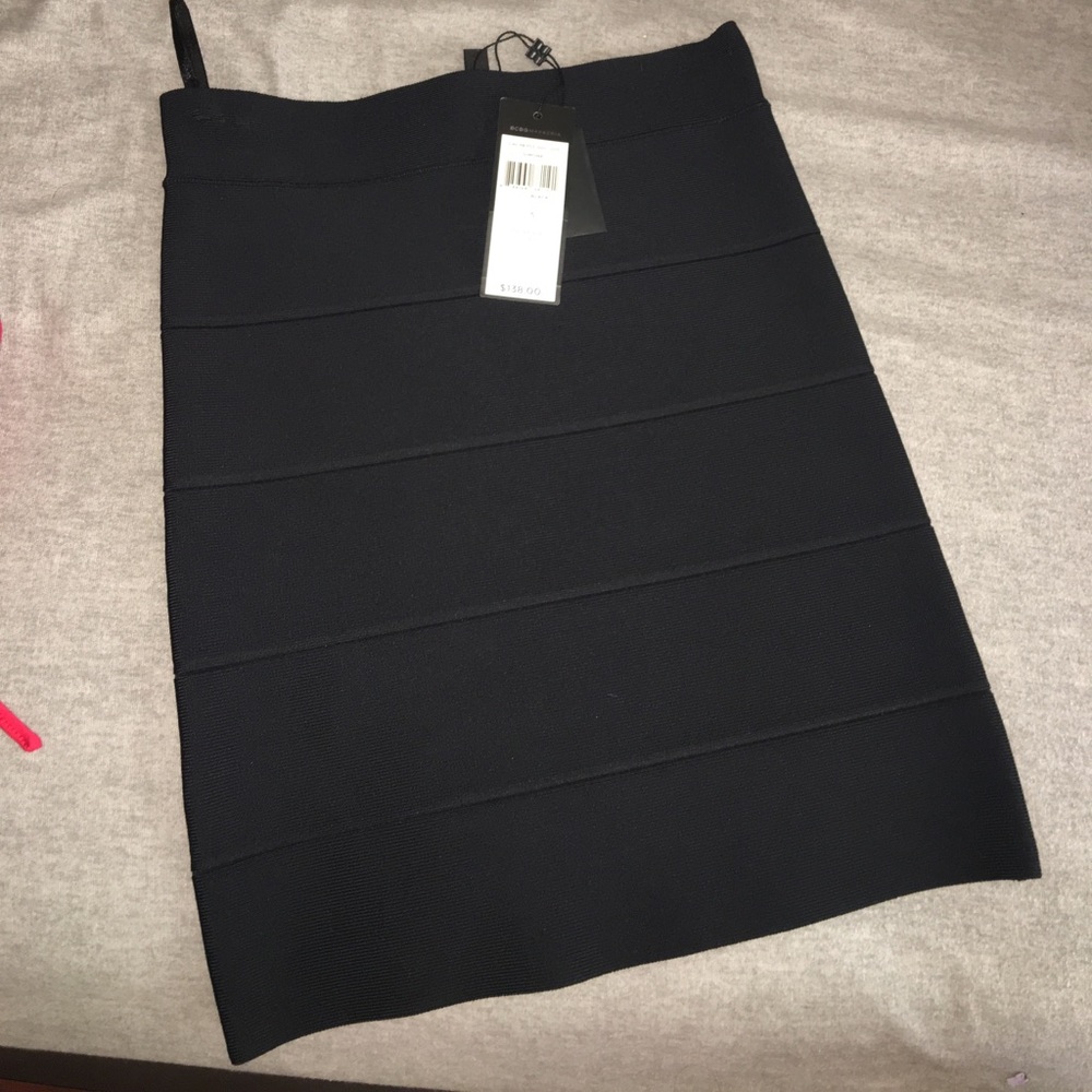 BCBG Maxazria Paneled Mini Skirt