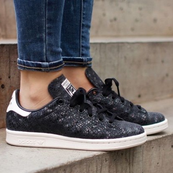 adidas Shoes - {Adidas} Stan Smith Black and White
