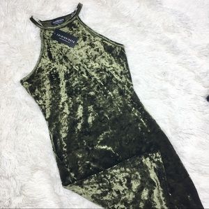 Fashionnova Olive Green Dress