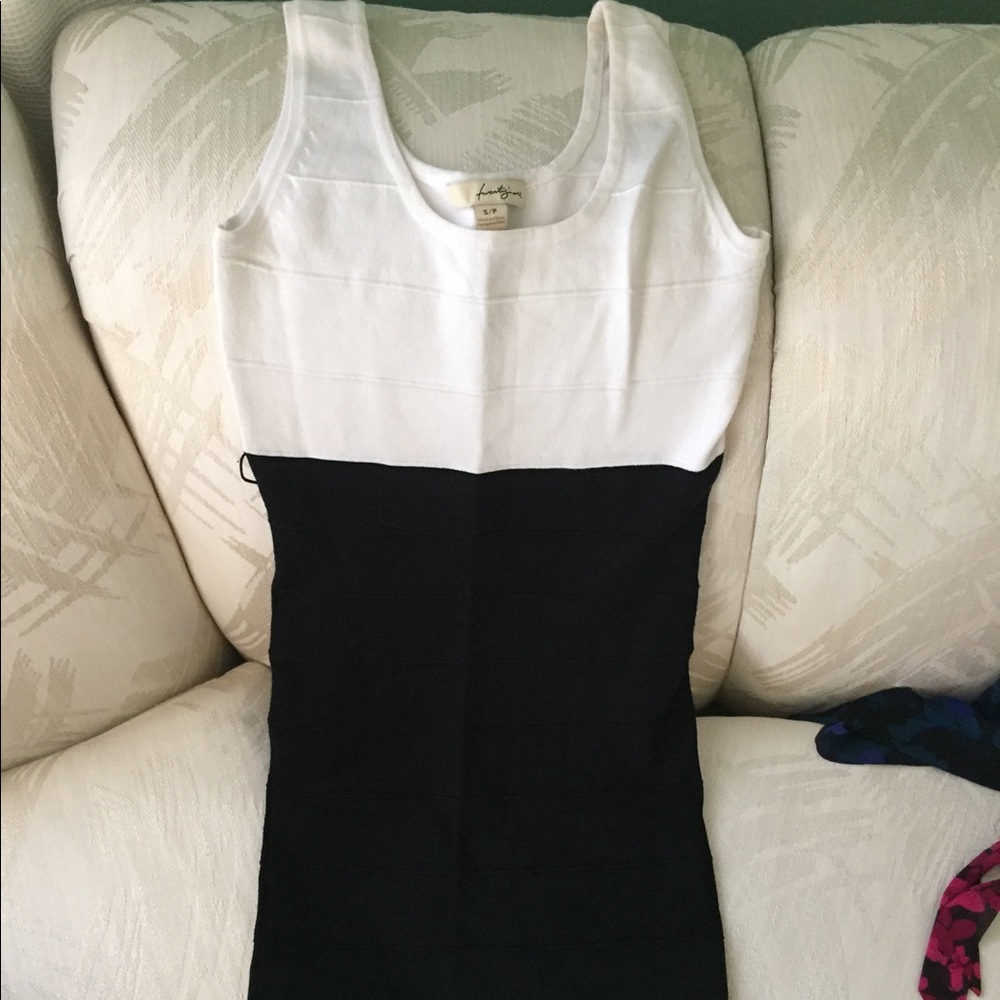 Black and white dress