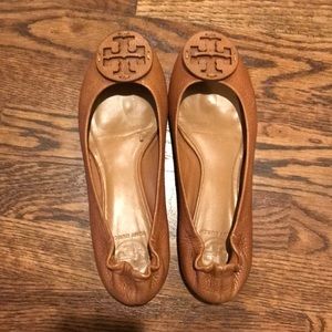 Basically like new Tory Burch tan reva flats
