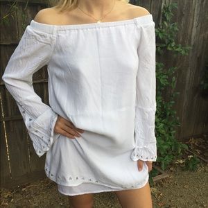 White Off-Shoulder Dress