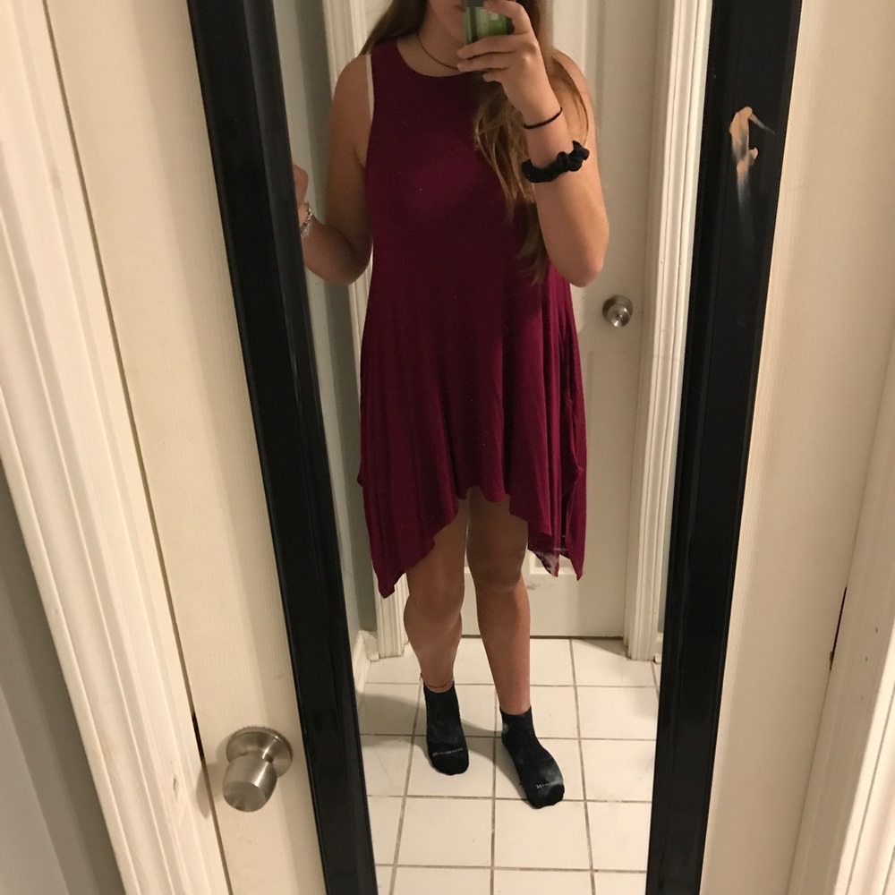 Maroon Dress