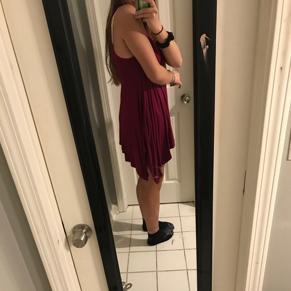 Maroon Dress - Picture 3 of 4