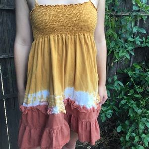 Tie-Dye Mini Dress