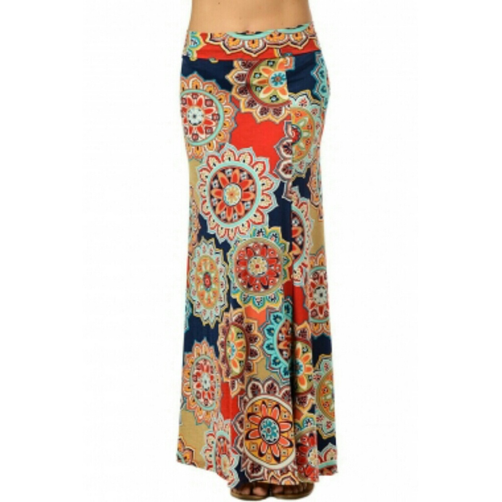 Beautiful Bohemian Skirt Mandala Skirt