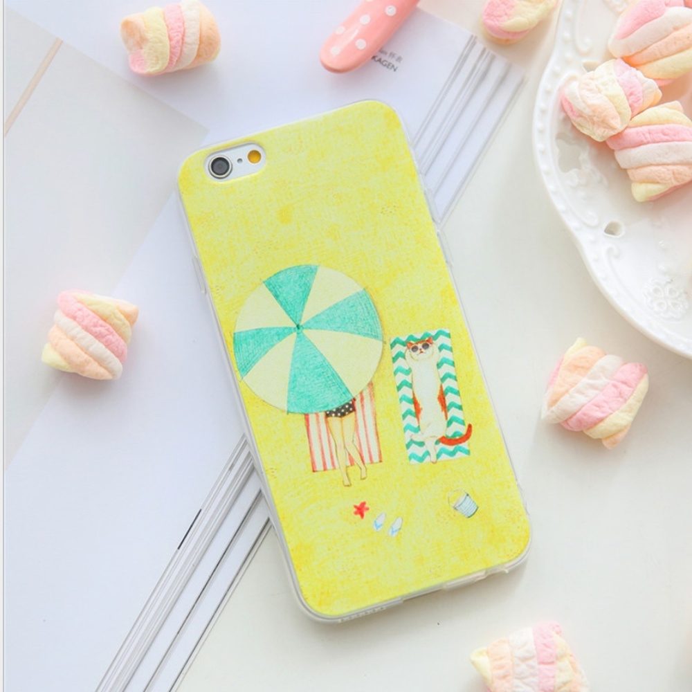 😺Cat at the Beach iPhone Case😺