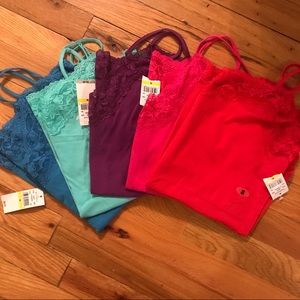 5 Van Heusen Lace Camis