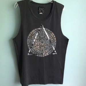 Billabong geometric muscle tank