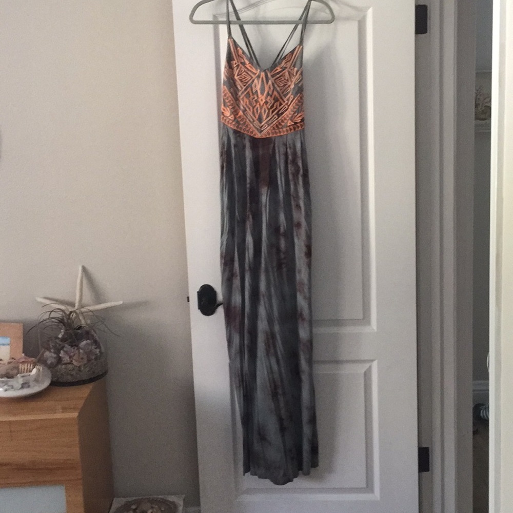 Maxi tie dye dress