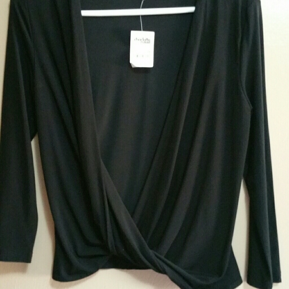 NWT Charlotte Russe Black Top
