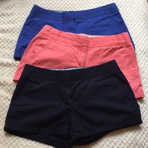 Bundle of 3 J. Crew shorts