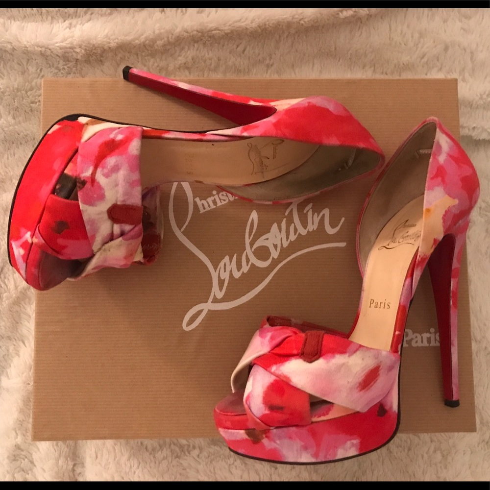 Louboutin Volpi Pink Pumps 👠