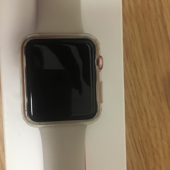 Rose gold Apple Watch